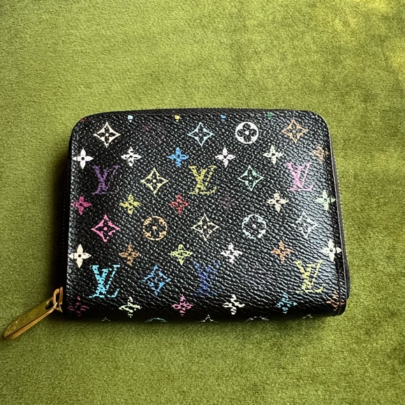 Louis Vuitton Handbags - Louis Vuitton Murakami Black Multicolor Monogram Compact Zippy Wallet 🌈